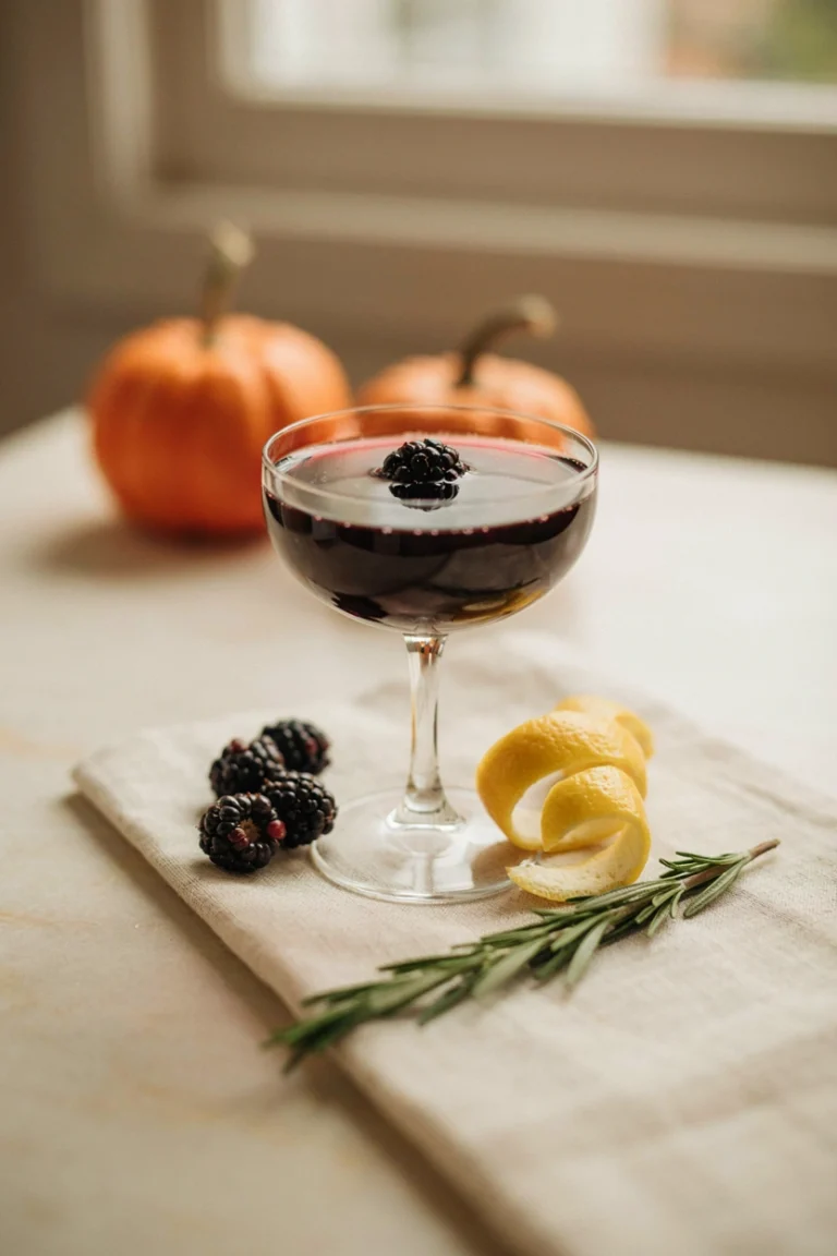 Black Widow Cocktail: Deep, Dark, and Built on Blackberries