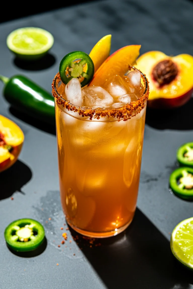 Peach Jalapeño Mocktail: The Sweet and Spicy Drink Everyone Will Ask About