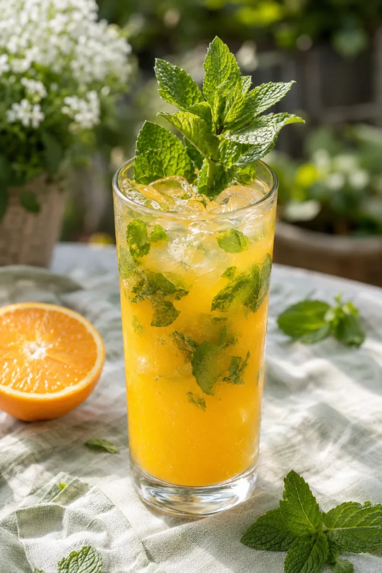 Orange Mint Cooler: The Refreshing Mocktail Your Patio Has Been Missing