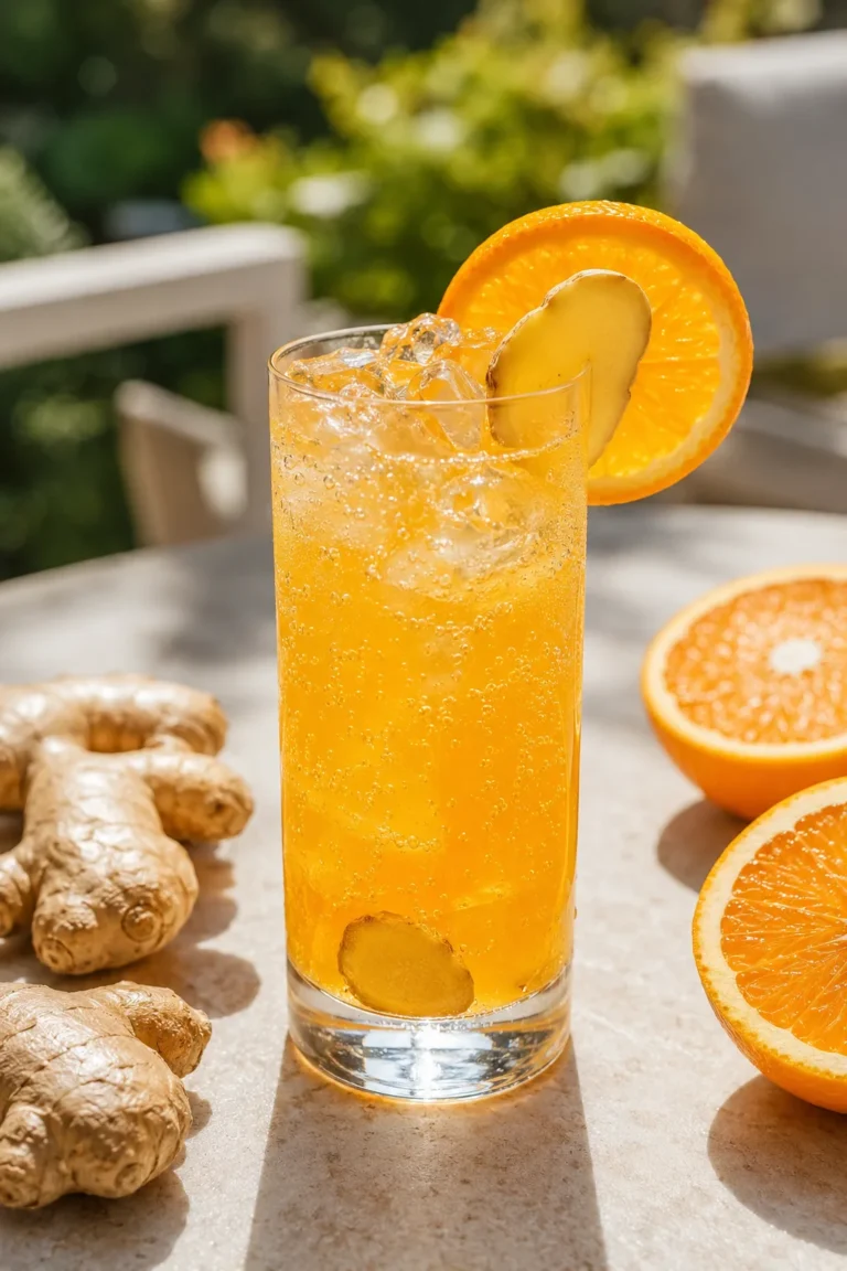 Orange Ginger Fizz: A Bright, Bubbly Mocktail You’ll Want on Repeat