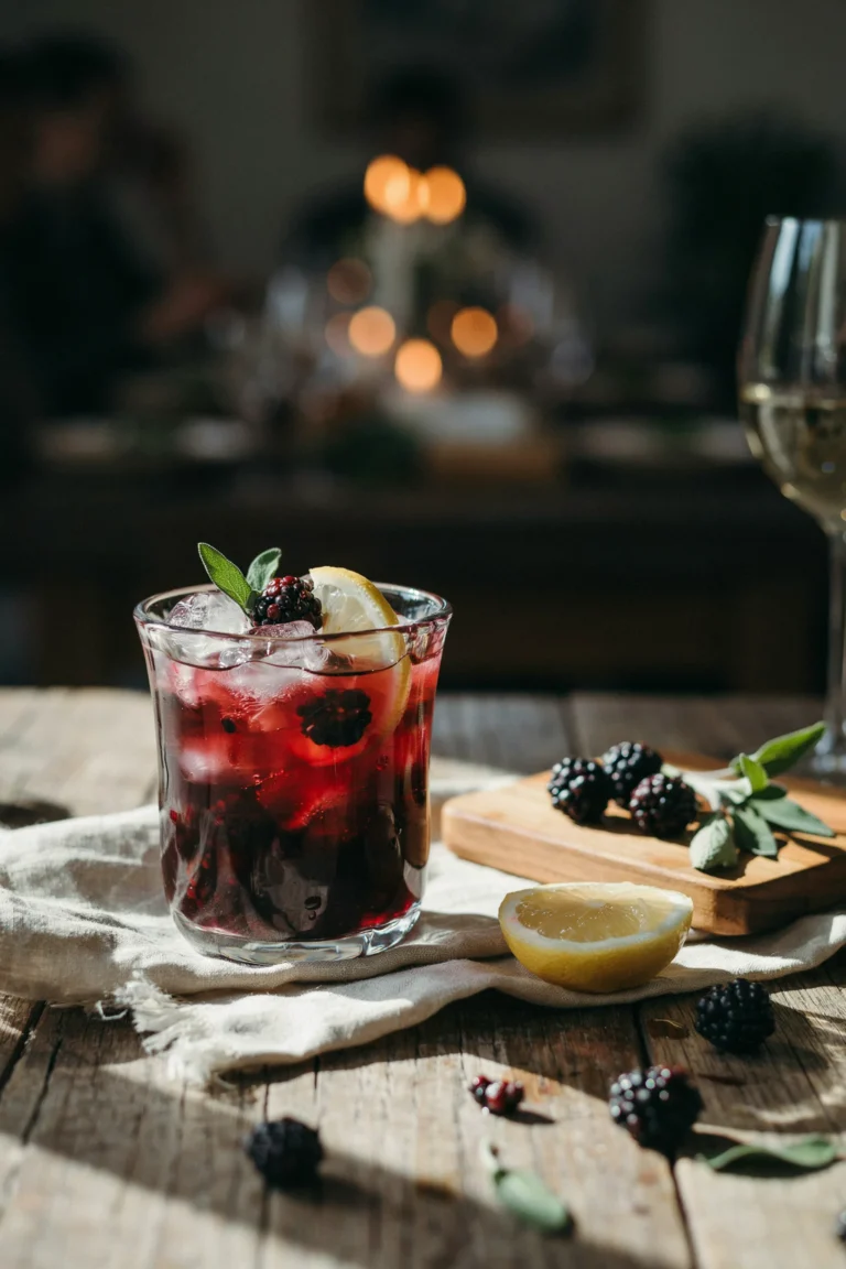 Blackberry Sage Wine Smash: A Muddled Red Wine Cocktail You’ll Want All Season