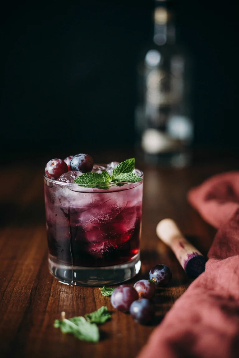 Concord Grape Tequila Smash