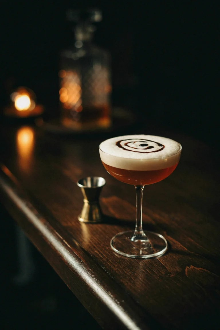 Brown Butter Bourbon-Tequila Sour
